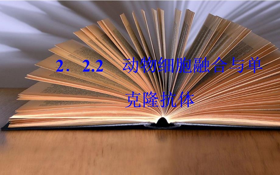 高中生物 专题2 细胞工程 2.2.2 动物细胞融合与单克隆抗体课件 新人教版选修3_第2页