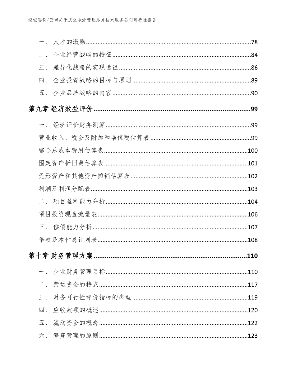 云南关于成立电源管理芯片技术服务公司可行性报告模板范文_第3页