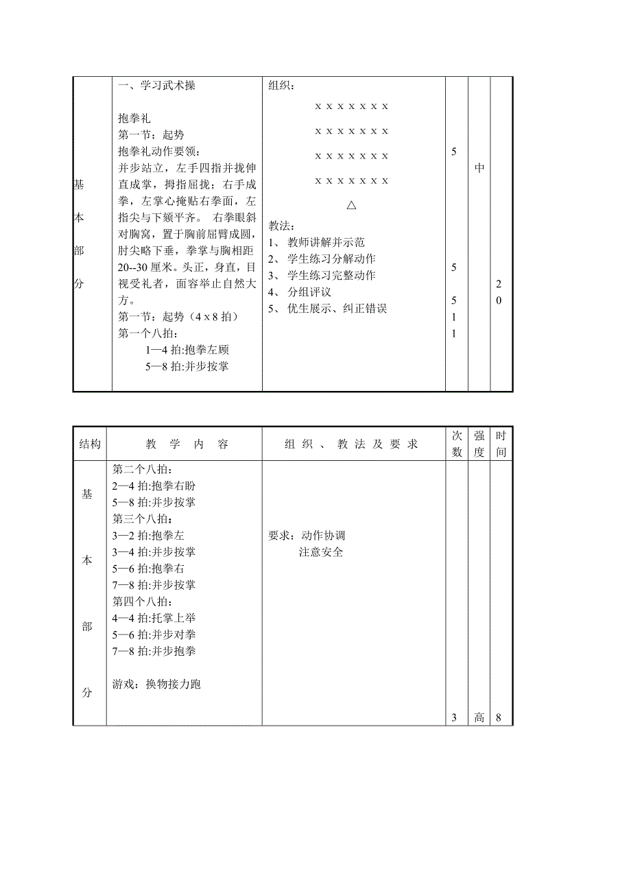 达旗八小武术操教案.doc_第2页