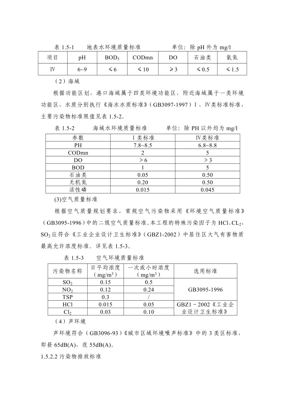 化工有限公司年产1300吨高纯三氯乙酰氯项目环境影响报告书_第4页