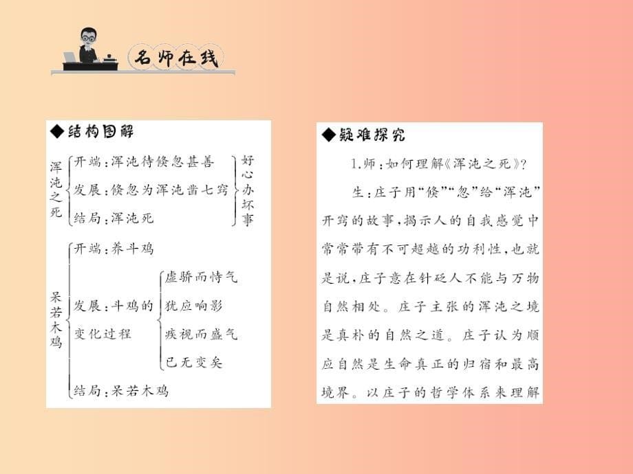 九年级语文下册第七单元26庄子二则习题课件语文版.ppt_第5页