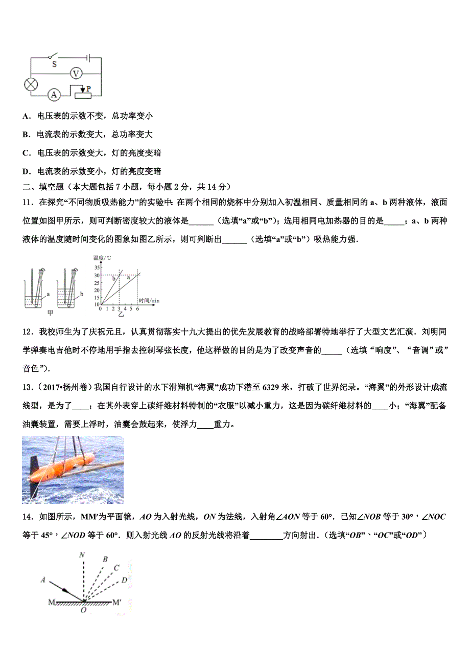 江苏省南京外国语校2023年中考物理最后冲刺模拟测试卷（含答案解析）.doc_第4页