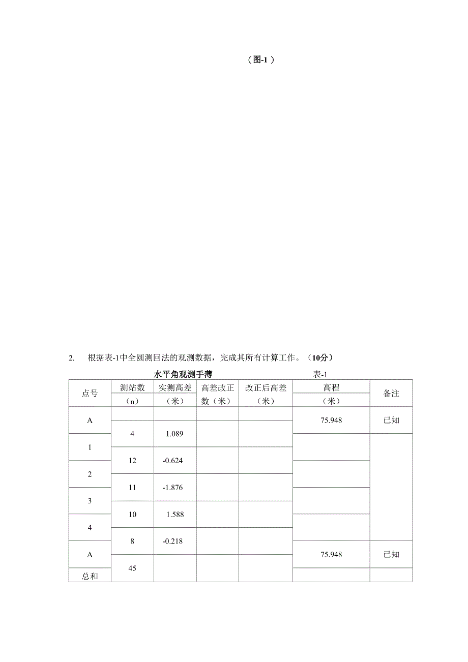 水利工程测量试卷三及答案_第4页