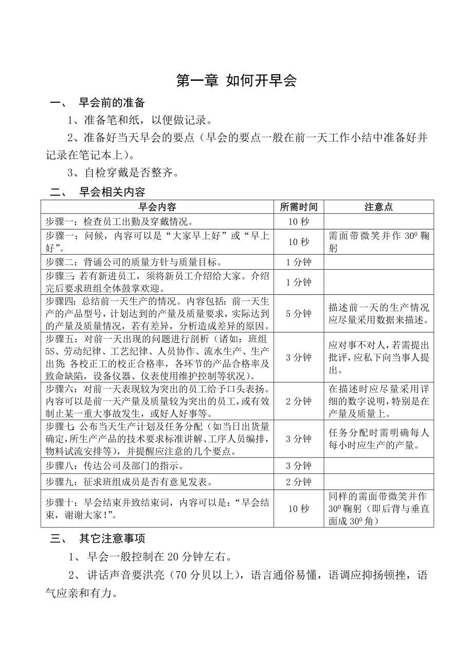 某某发电声有限公司班组长工作手册_第5页