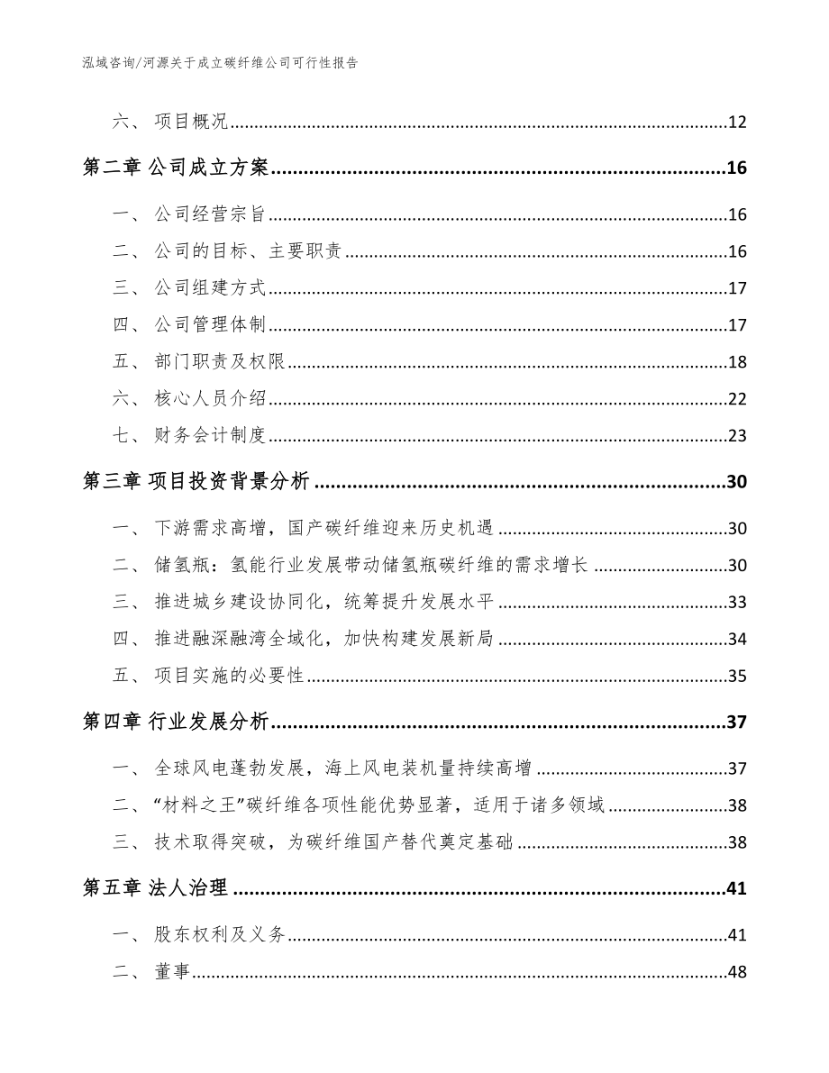 河源关于成立碳纤维公司可行性报告_模板参考_第4页