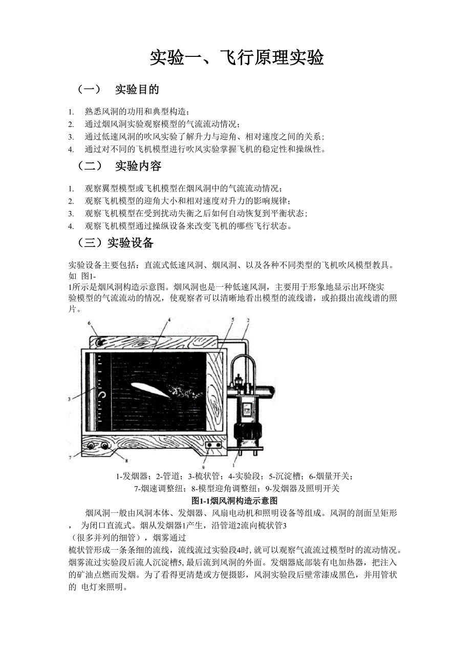 飞行原理于风洞实验_第1页