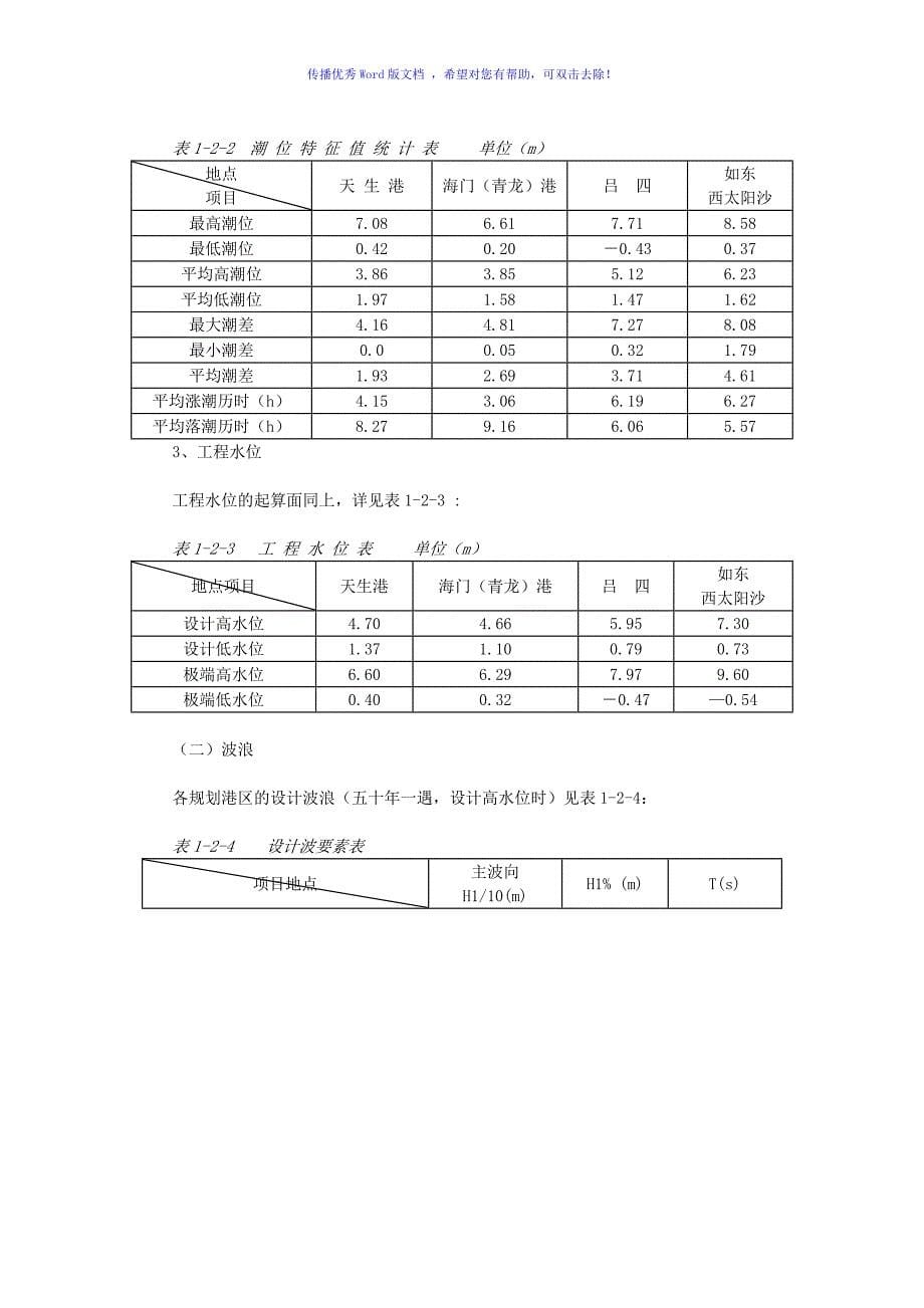 南通港总体规划Word版_第5页