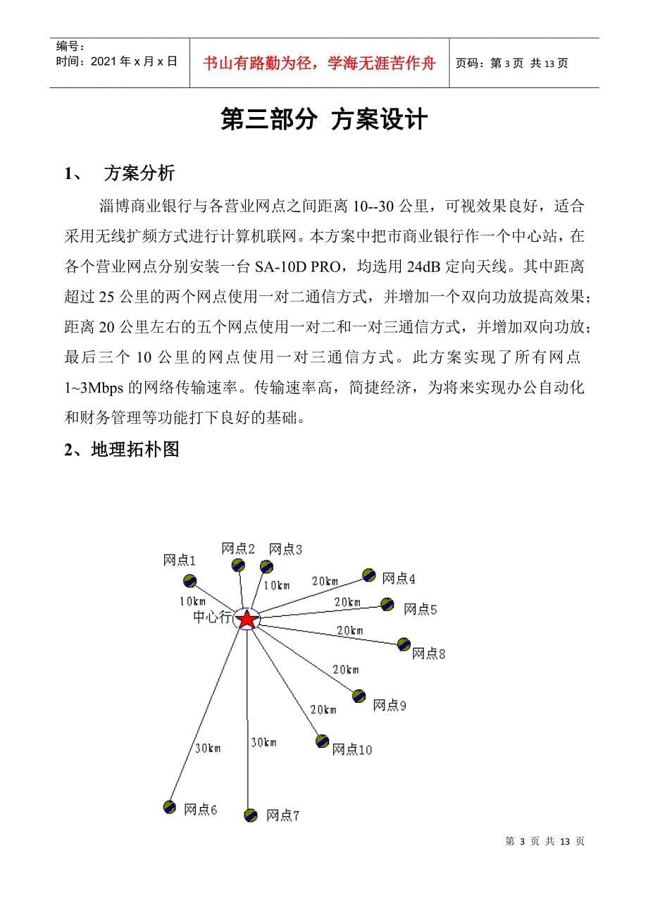 山东淄博商业银行联网方案1M_第5页