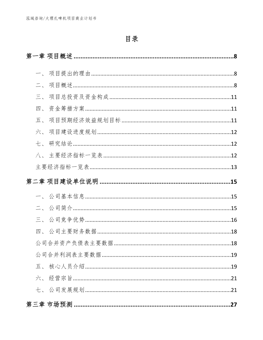 大理扎啤机项目商业计划书（模板）_第2页