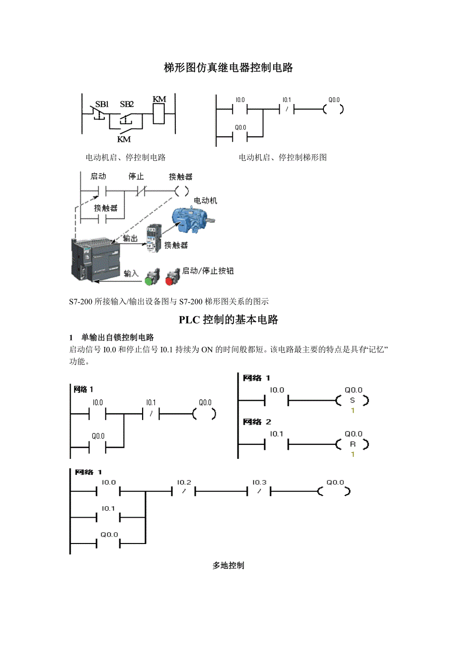 PLC梯形图程序设计基础_第1页