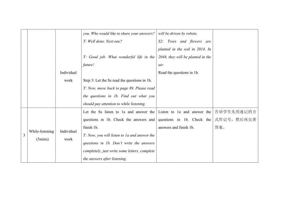 仁爱版九年级上册英语教学案Unit4Topic2SectionA_第5页