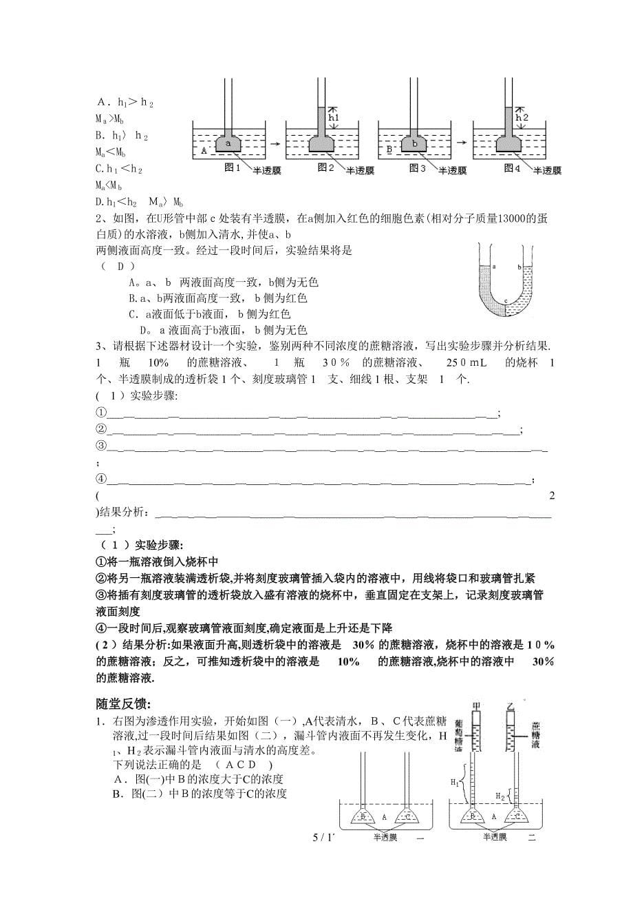 生物细胞代谢(二)_第5页