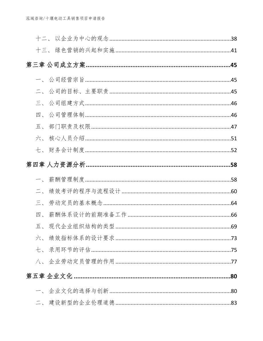 十堰电动工具销售项目申请报告_模板范文_第2页