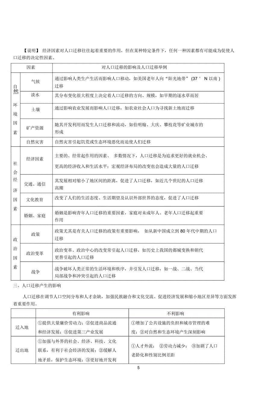 (完整word版)__人口的变化知识点总结_第5页