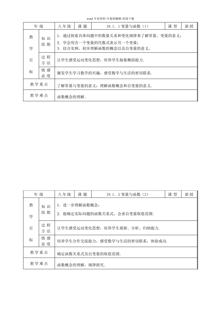 一次函数教学目标23094_第1页