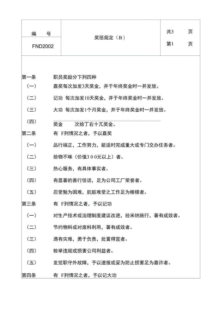 企业管理规章制度及员工奖惩规定_第1页