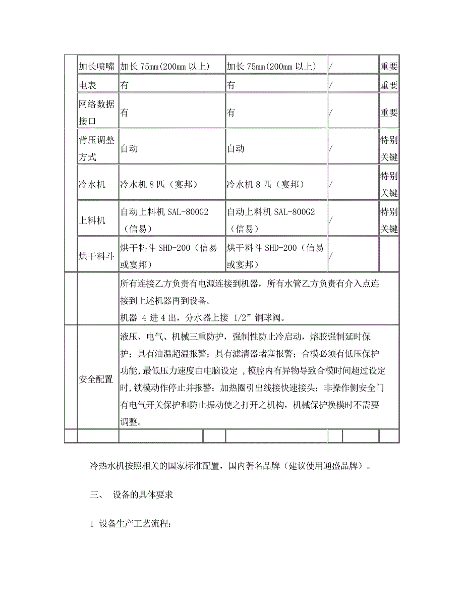 注塑机技术要求351_第4页