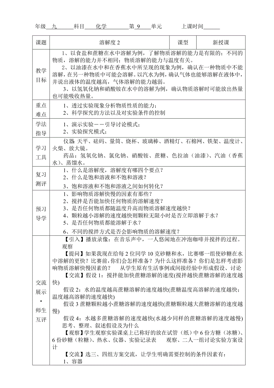 初中化学3023溶解度2_第1页