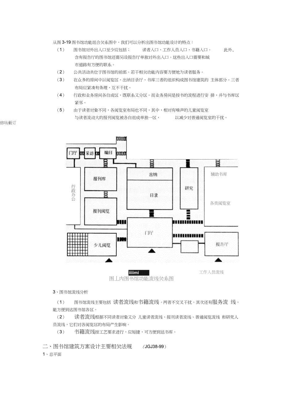 某高校图书馆建筑方案设计任务书_第5页