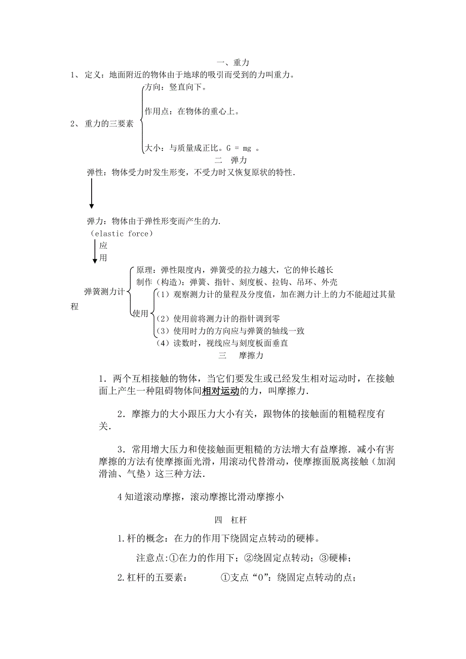 力和机械复习.doc_第1页