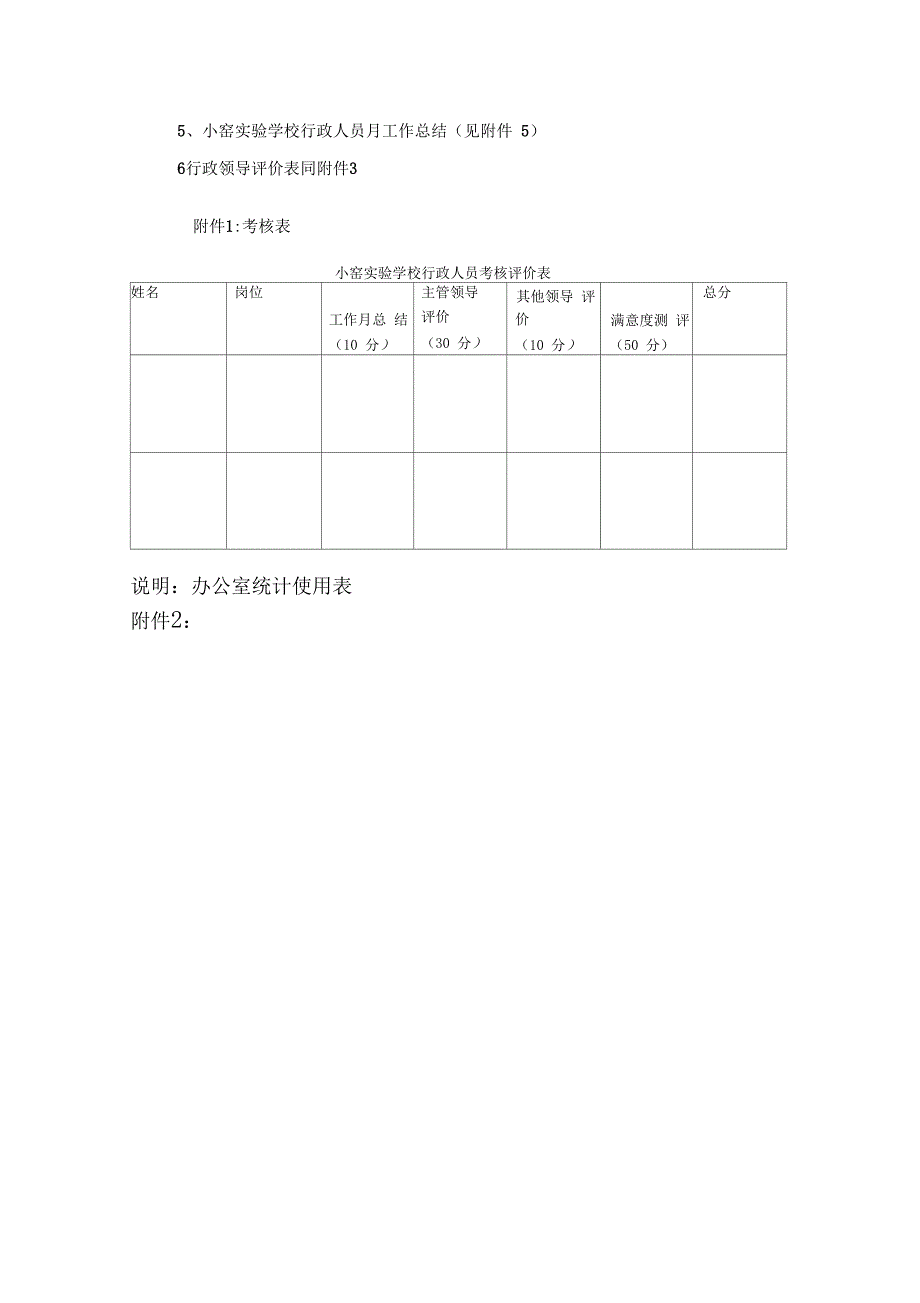 学校行政管理人员考核细则_第3页