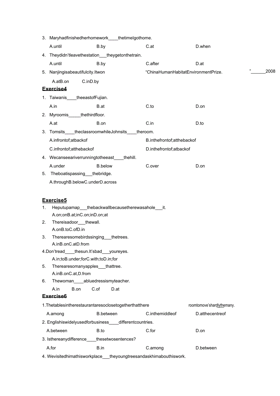 介词模块练习.doc_第2页