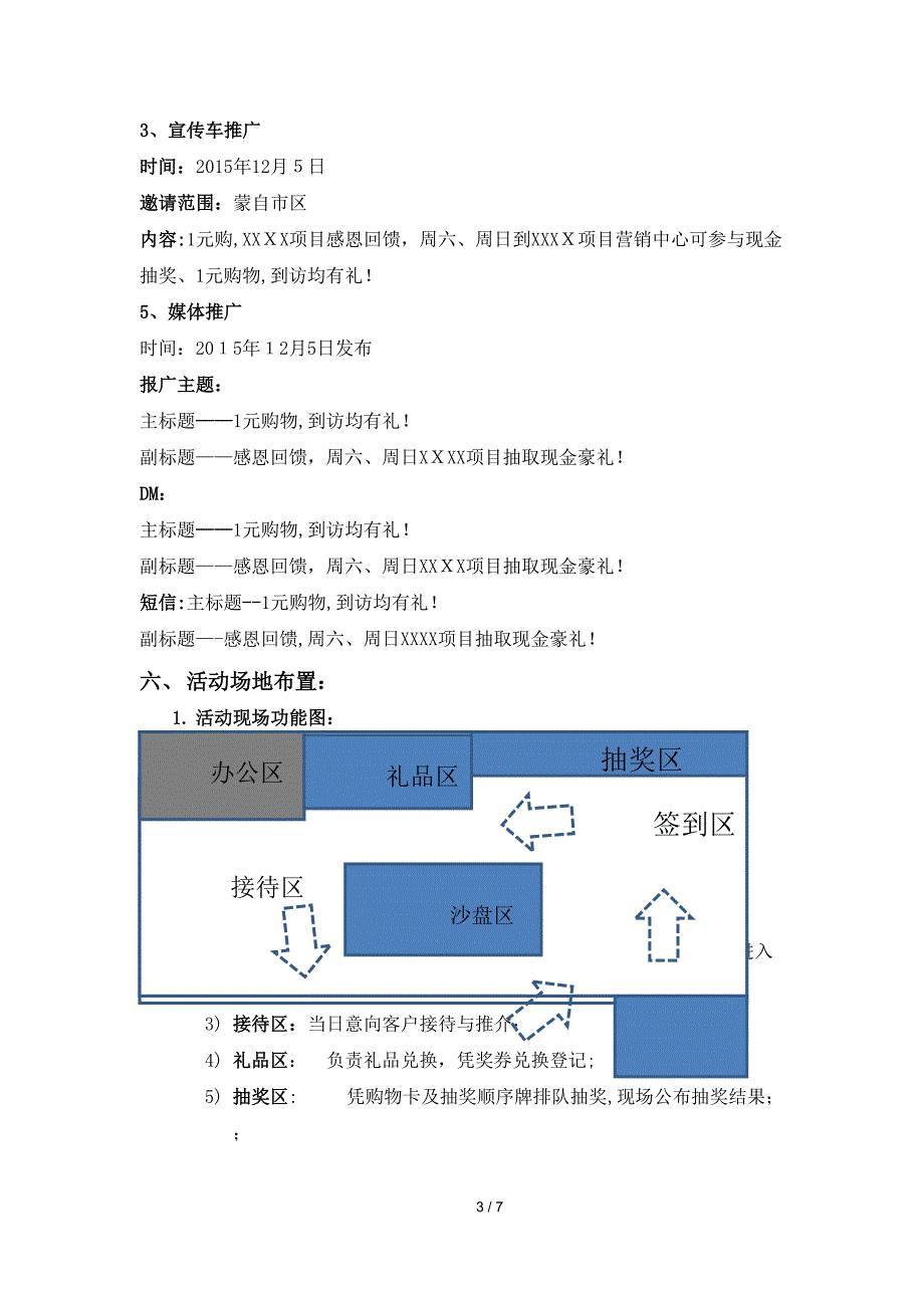 XXX项目1元购营销活动方案1_第3页