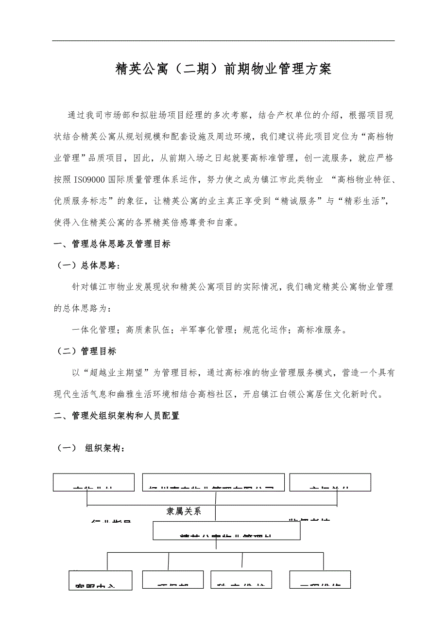 精英公寓前期物业管理方案_第2页