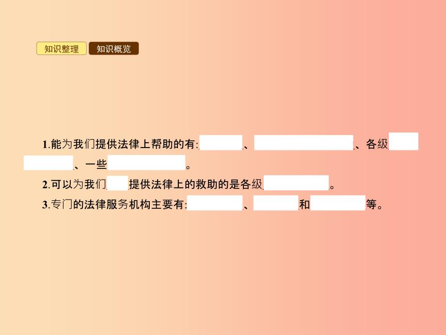 八年级政治下册 第三单元 感受法律的权威 第九课 寻求法律帮助 第2站 寻求法律保护课件 北师大版.ppt_第2页