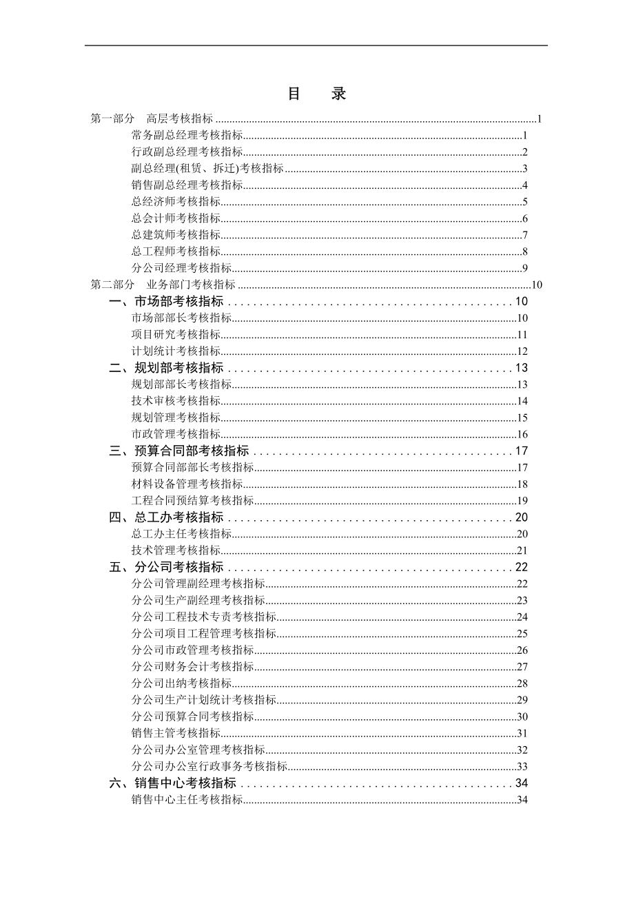 房地产公司绩效考核手册.doc_第2页