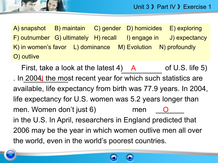 新核心大学英语B版 教程2 Unit 3答案_第3页