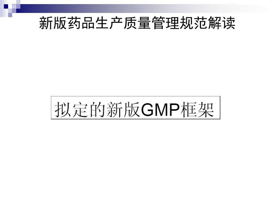 欧美GMP生产规范与新版国内GMP解读培训.ppt_第5页