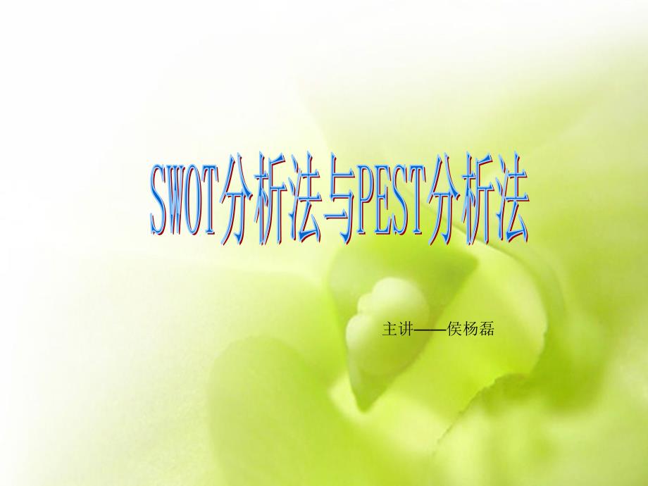 《Swot与Pest分析法》PPT课件.ppt_第1页