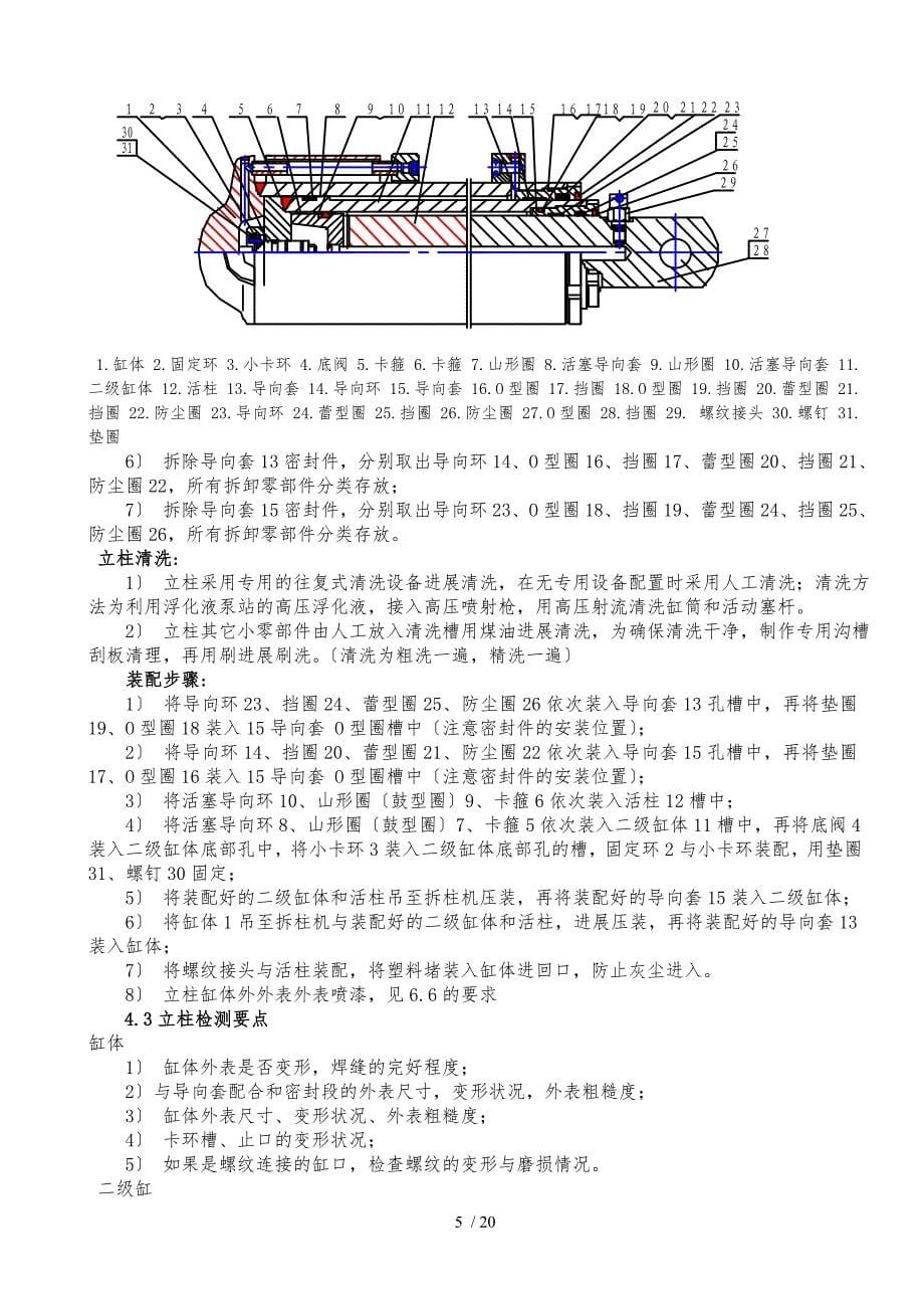 立柱、千斤顶维修工艺_第5页