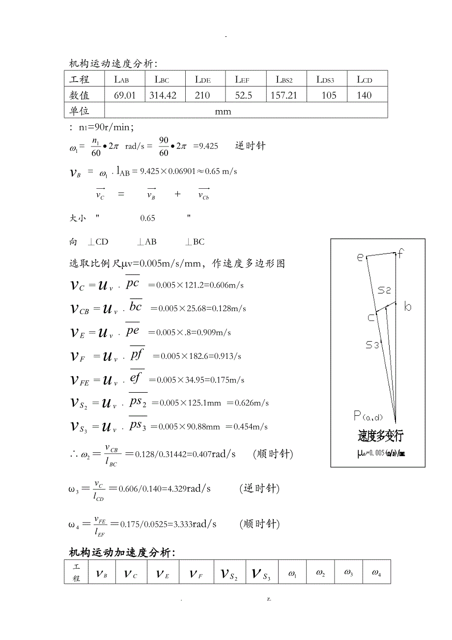 机械原理压床设计_第3页