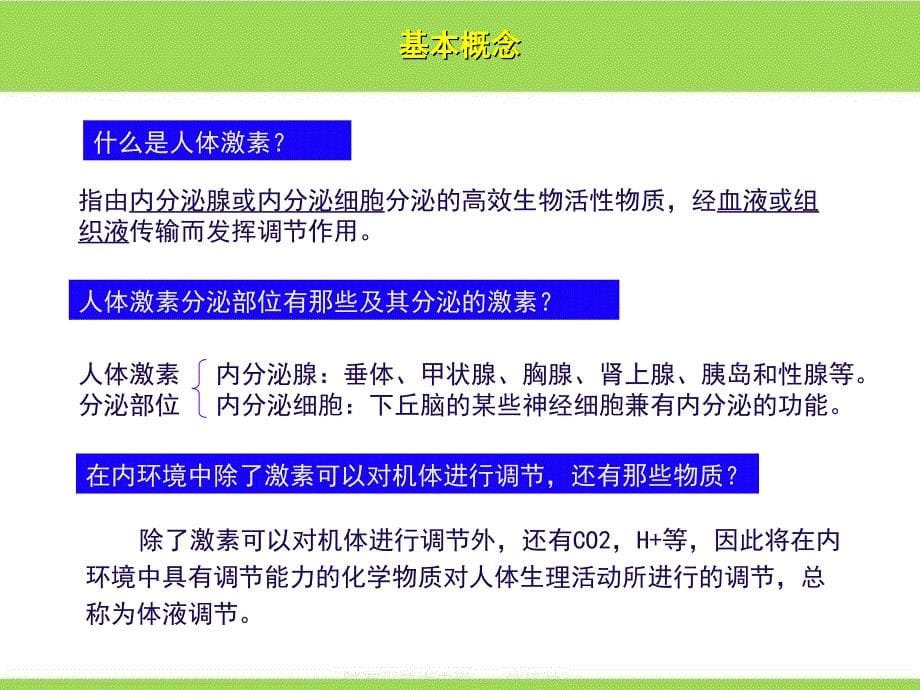 人体的激素调节1创设情景提出课题_第5页