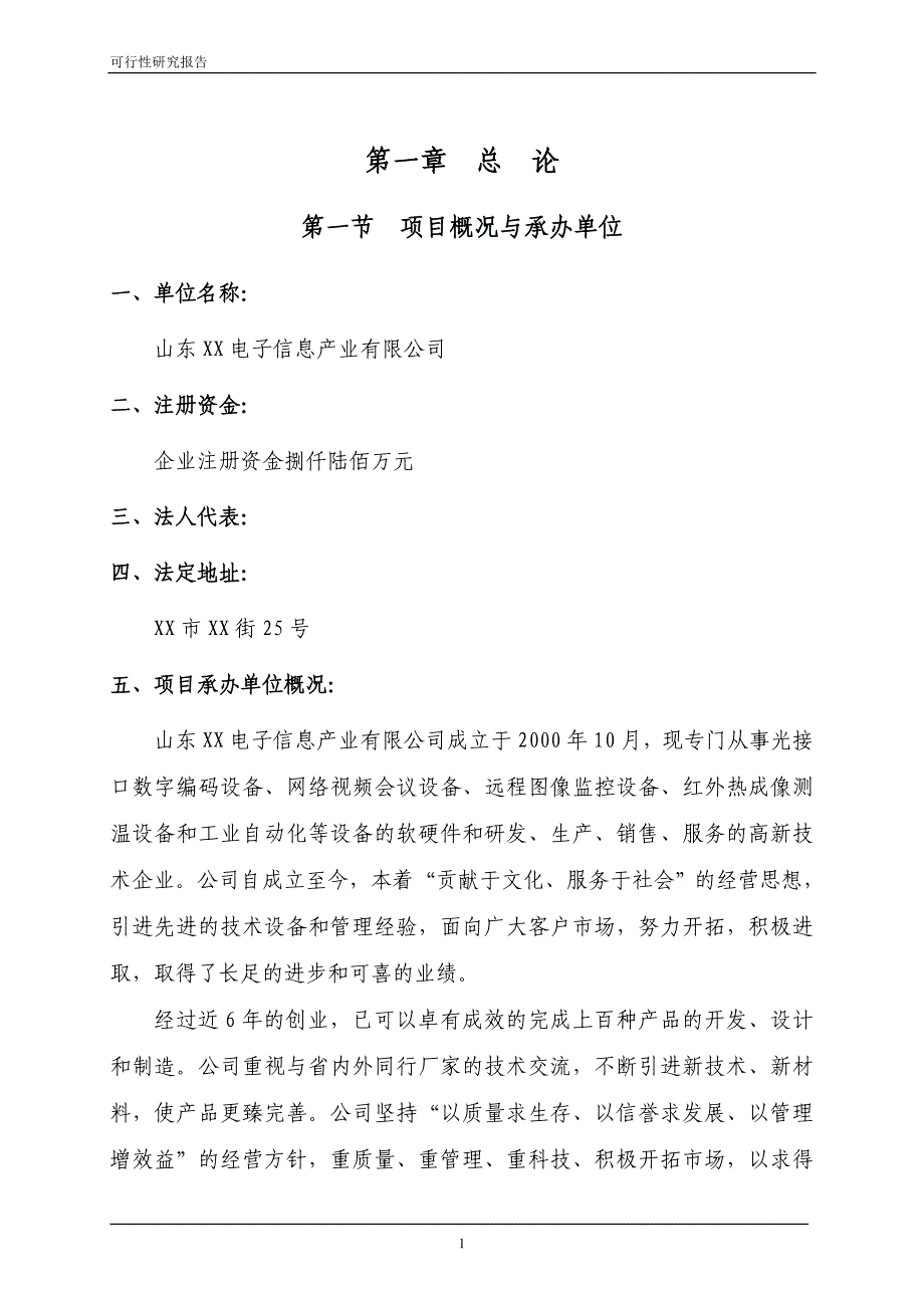 某电子产业园可行性策划书.doc_第1页