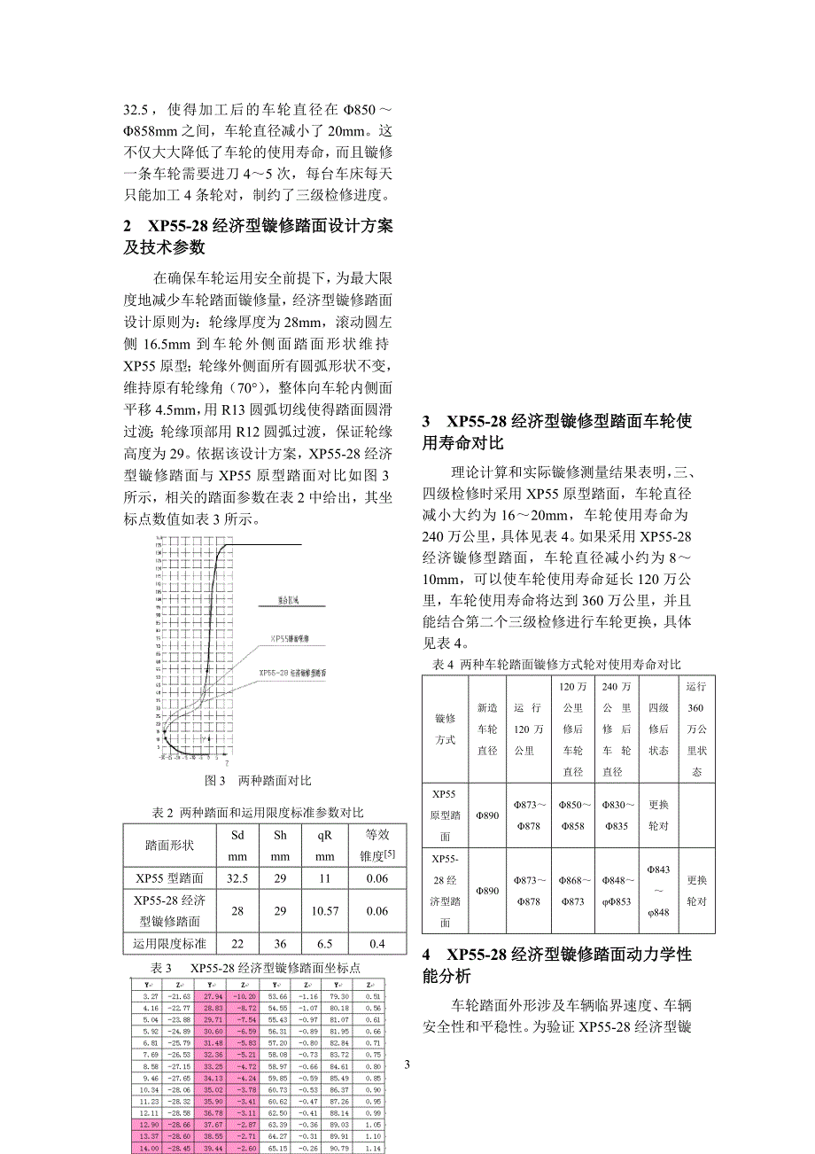 XP55-28经济型镟修踏面外形设计及动力学性能验证.doc_第3页