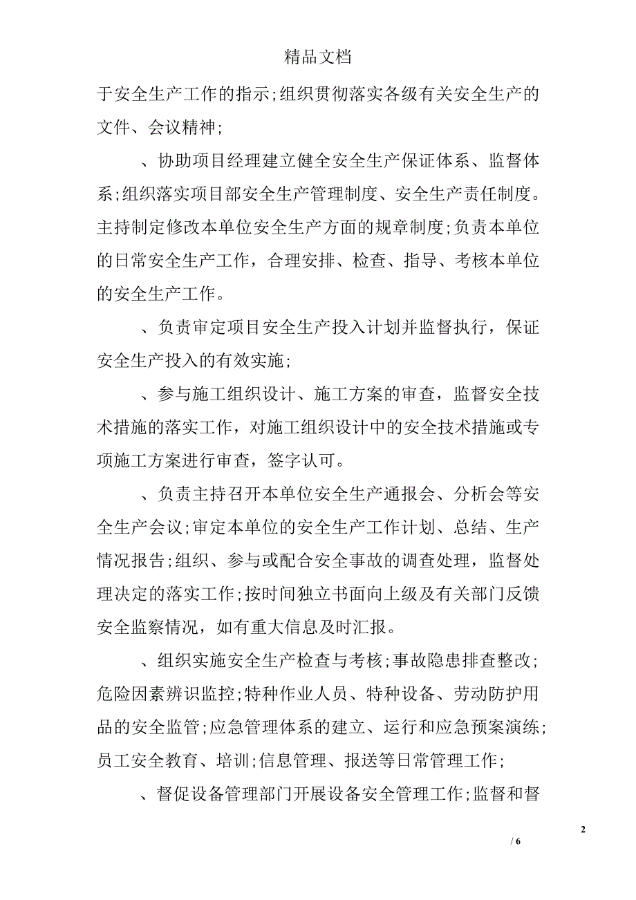 安全总监管理办法最新版全文_第2页