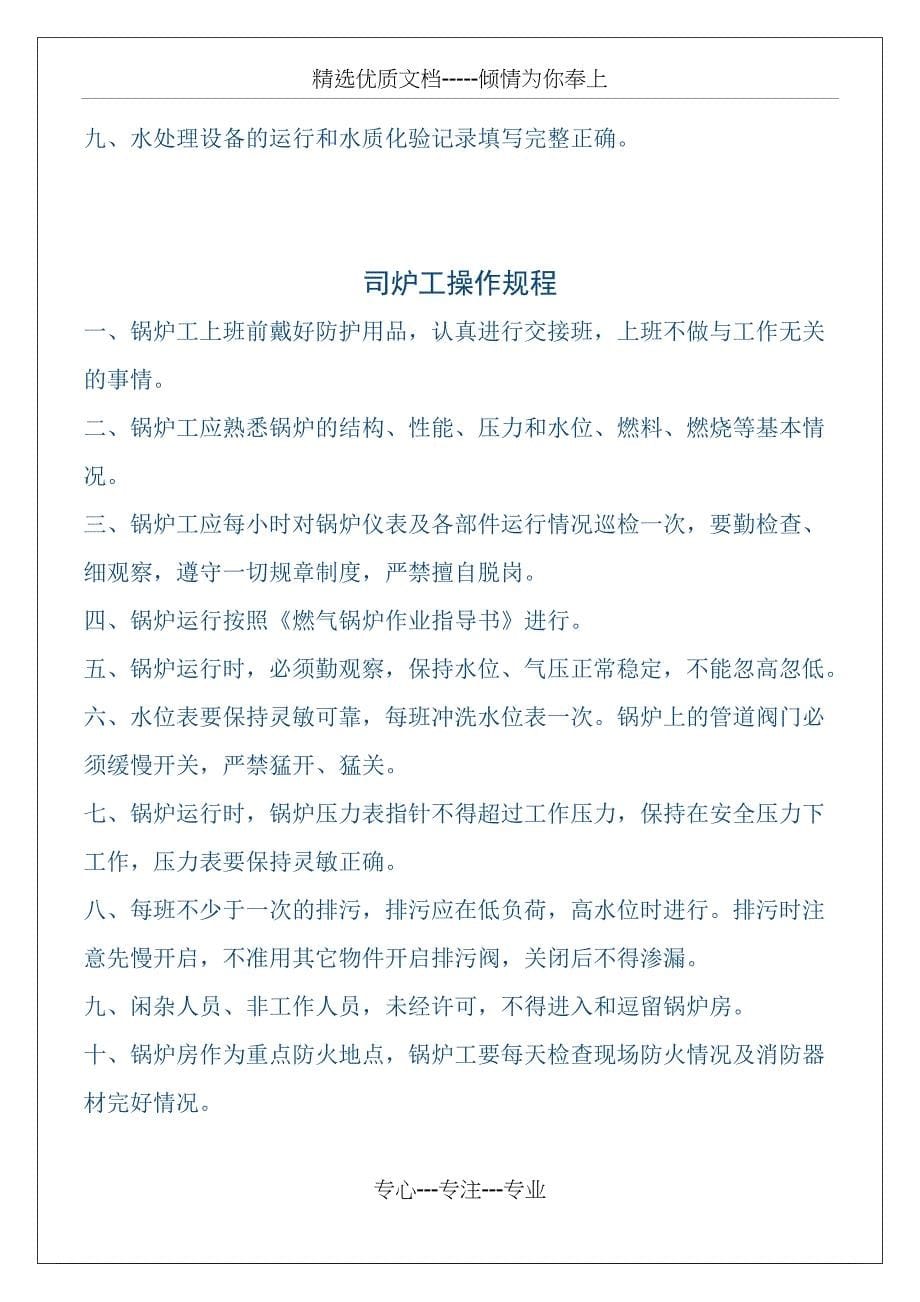 燃气锅炉作业指导书_第5页