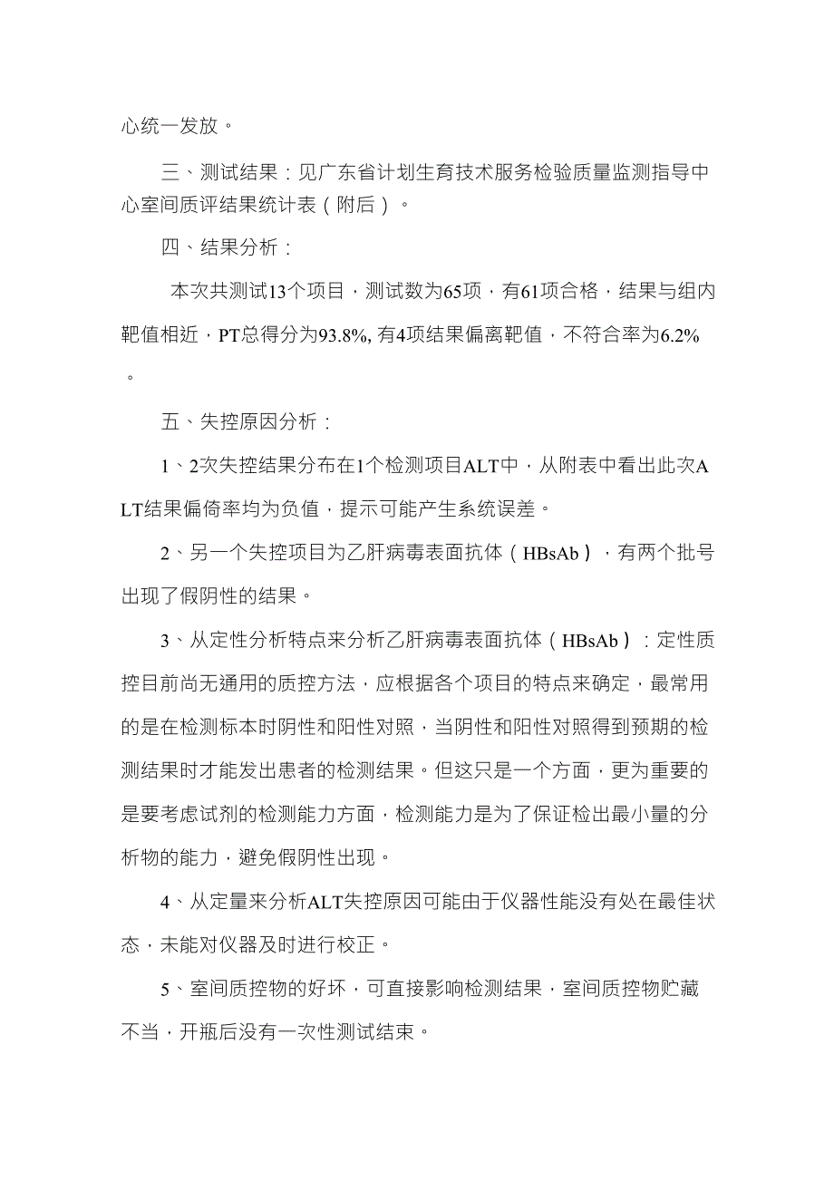 室间质评项目失控分析_第2页