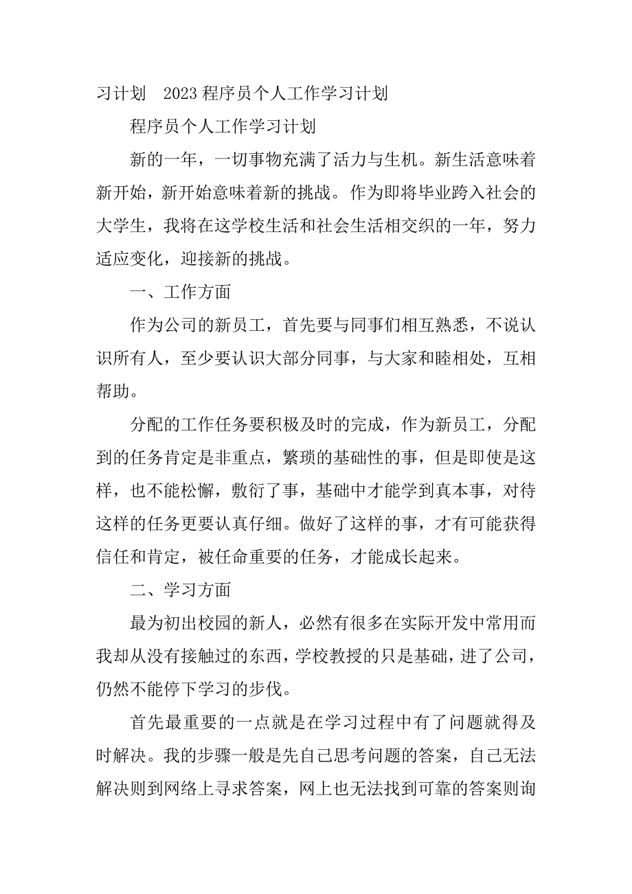 2023年程序员年度工作计划_第4页