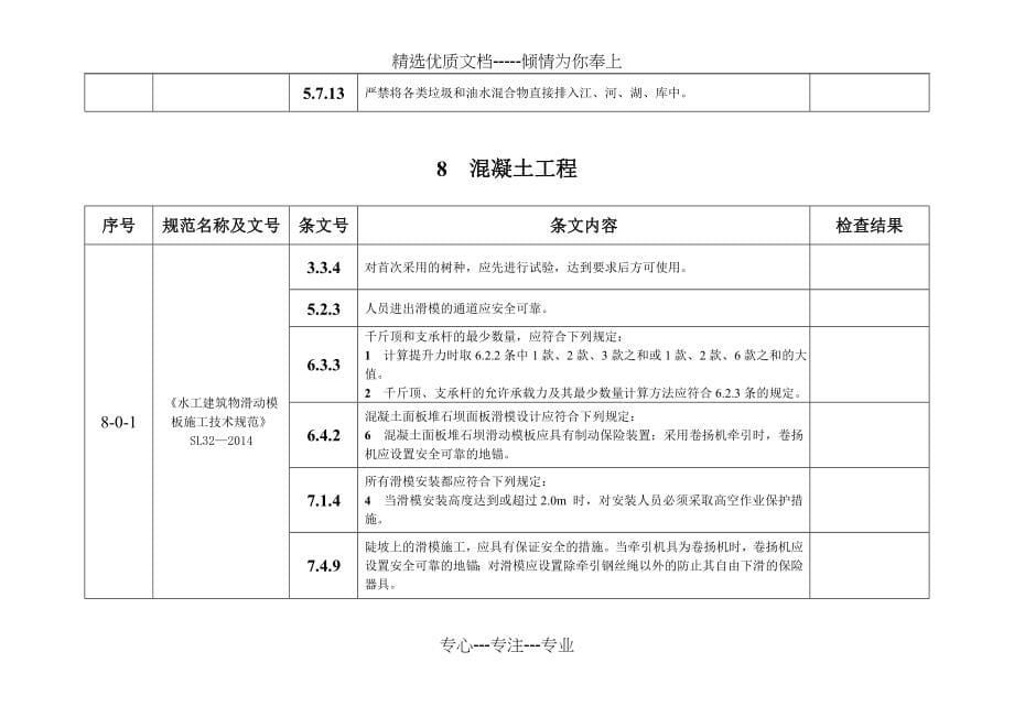 2016强制性条文(水利工程部分)-表格_第5页