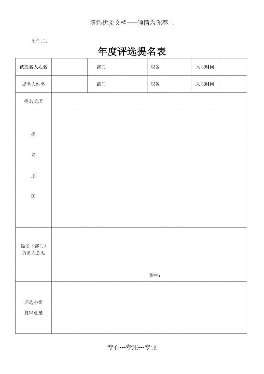 2012年度年终评比方案_第5页