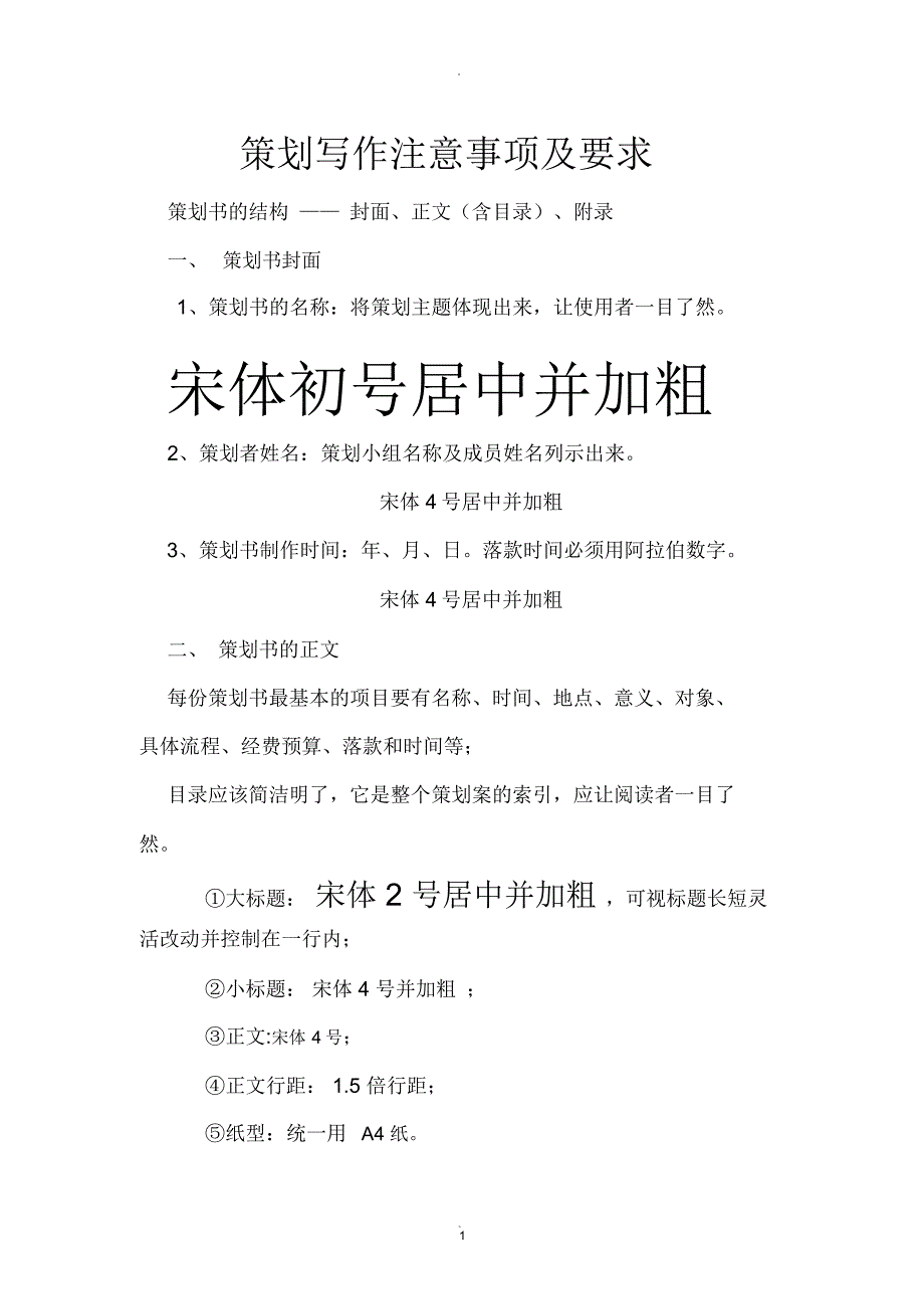 策划书格式及要求_第1页