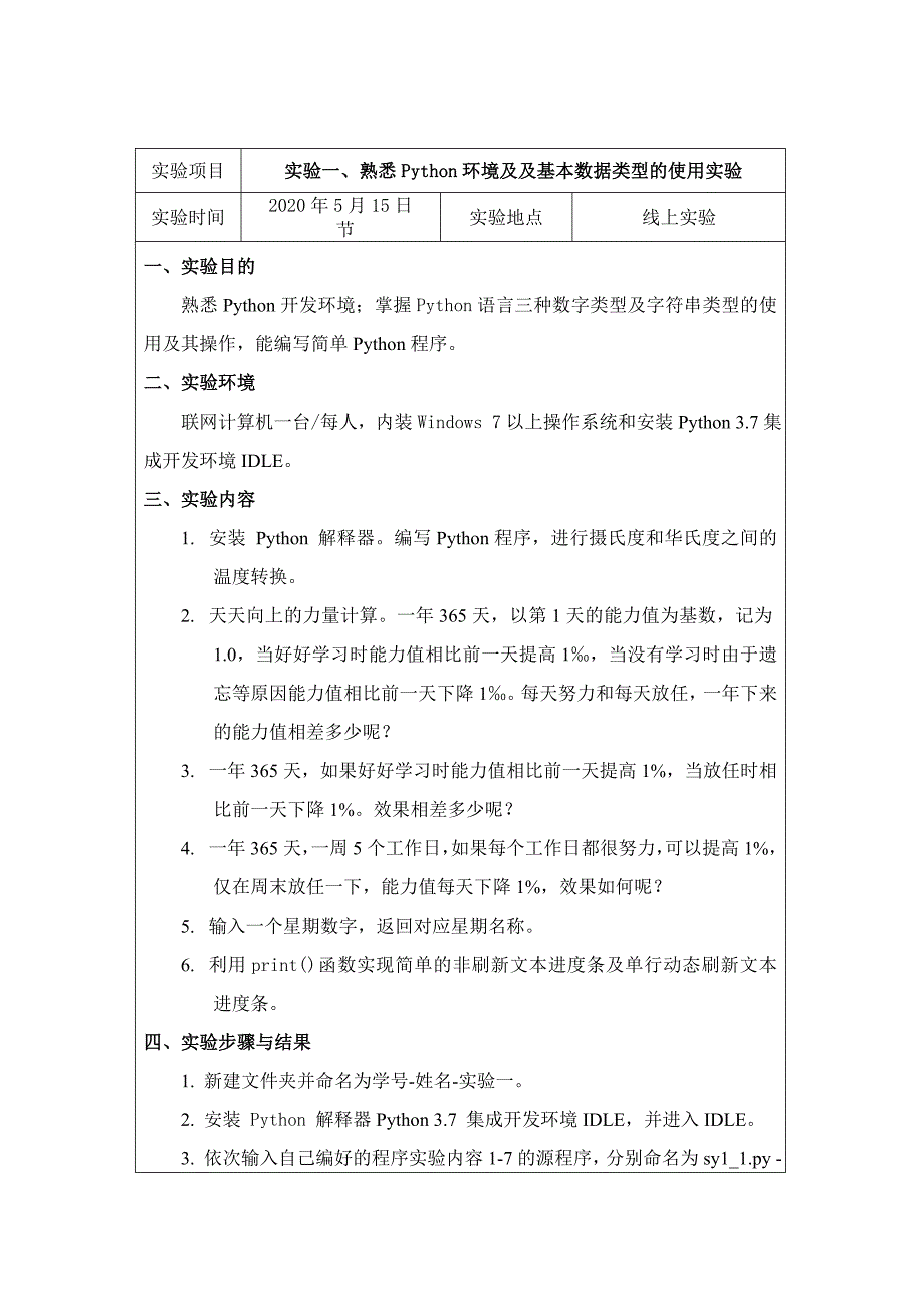 Python实验报告_第2页