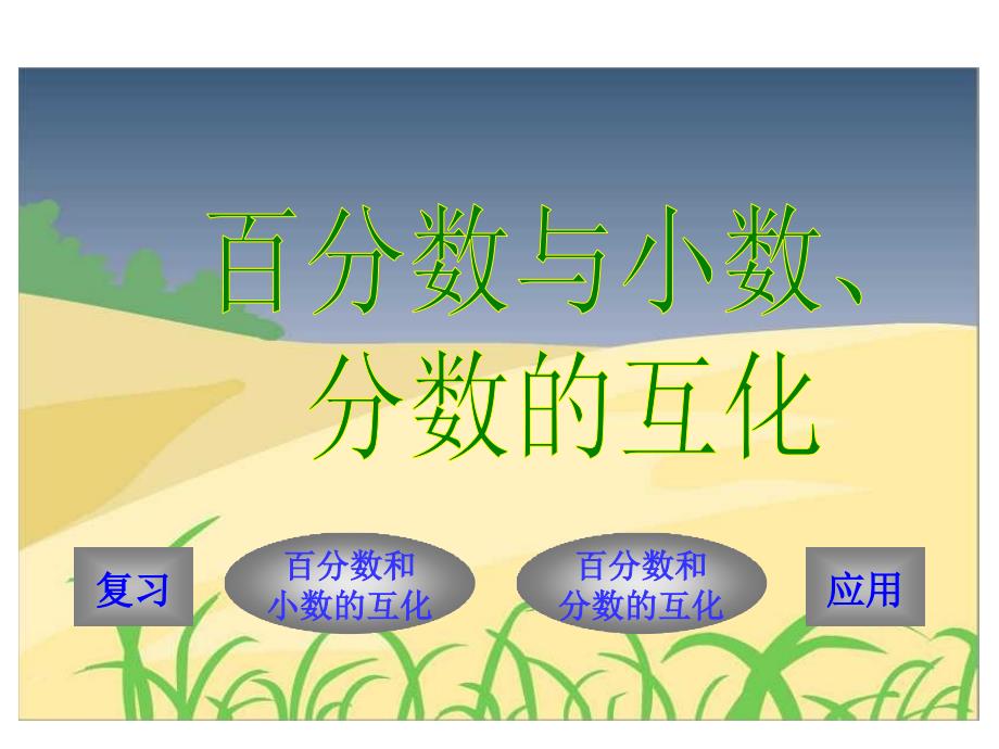 新人教版小学数学六年级上册百分数与小数、分数的互化精品课件_第2页