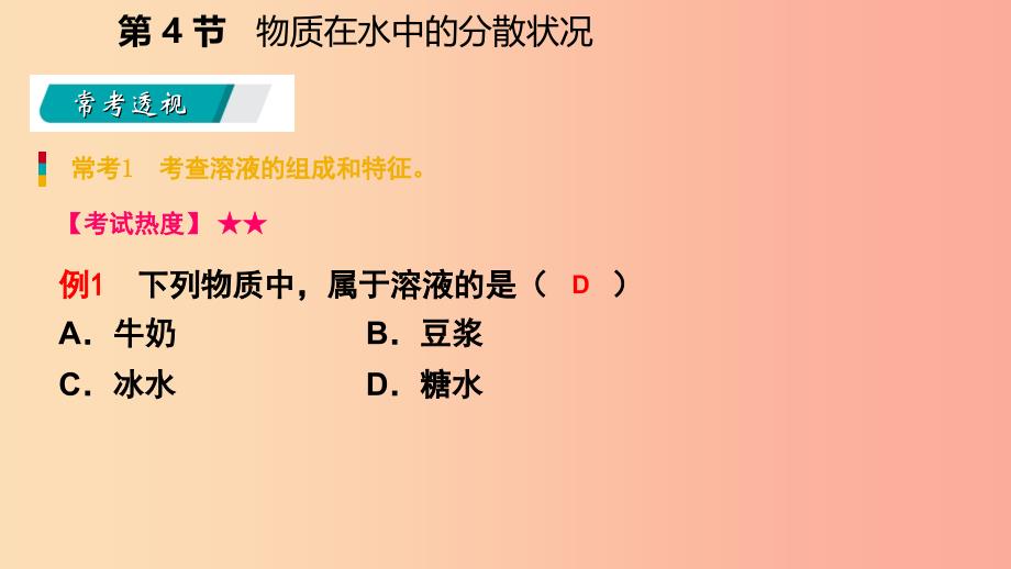 八年级科学上册 第1章 水和水的溶液 1.4 物质在水中的分散状况练习课件1 （新版）浙教版.ppt_第3页