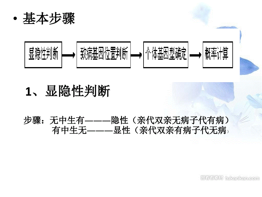 遗传系谱图分析法PPT课件_第2页