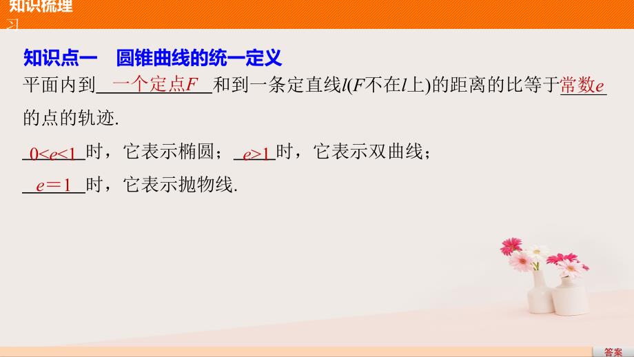 2018版高中数学 第2章 圆锥曲线与方程 2.5 圆锥曲线的统一定义课件 苏教版选修2-1_第4页